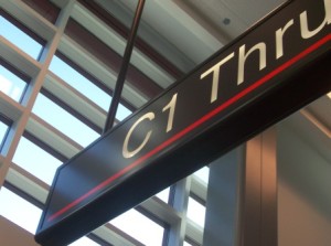 Custom Overhead Directional Sign System