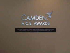 Small precision cut wall mount lettering